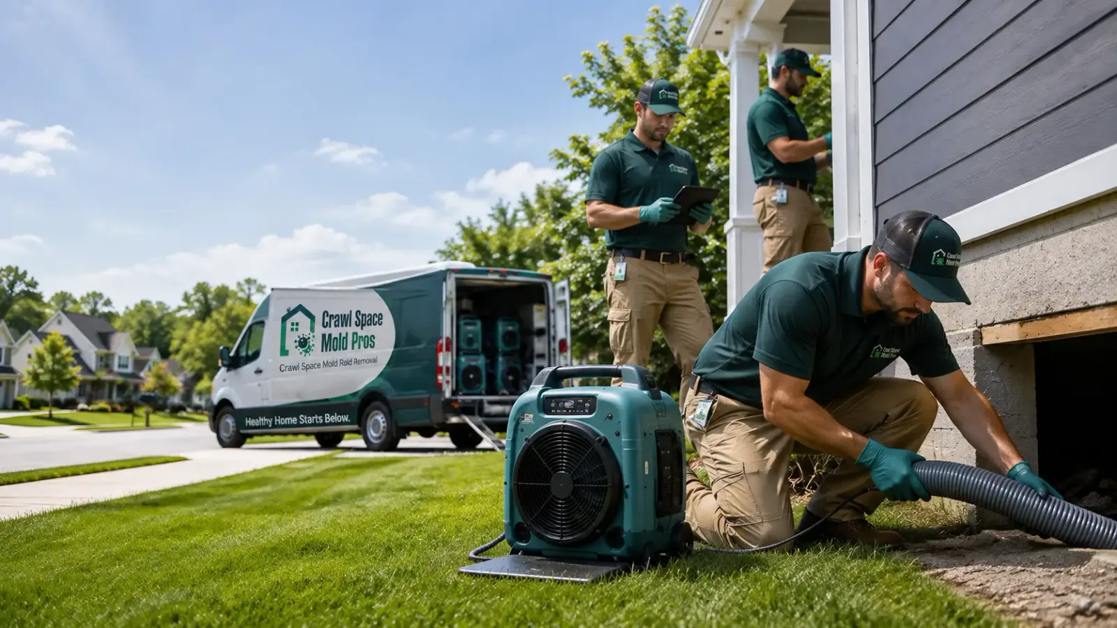Crawl Space Mold Removal in Polk, PA
